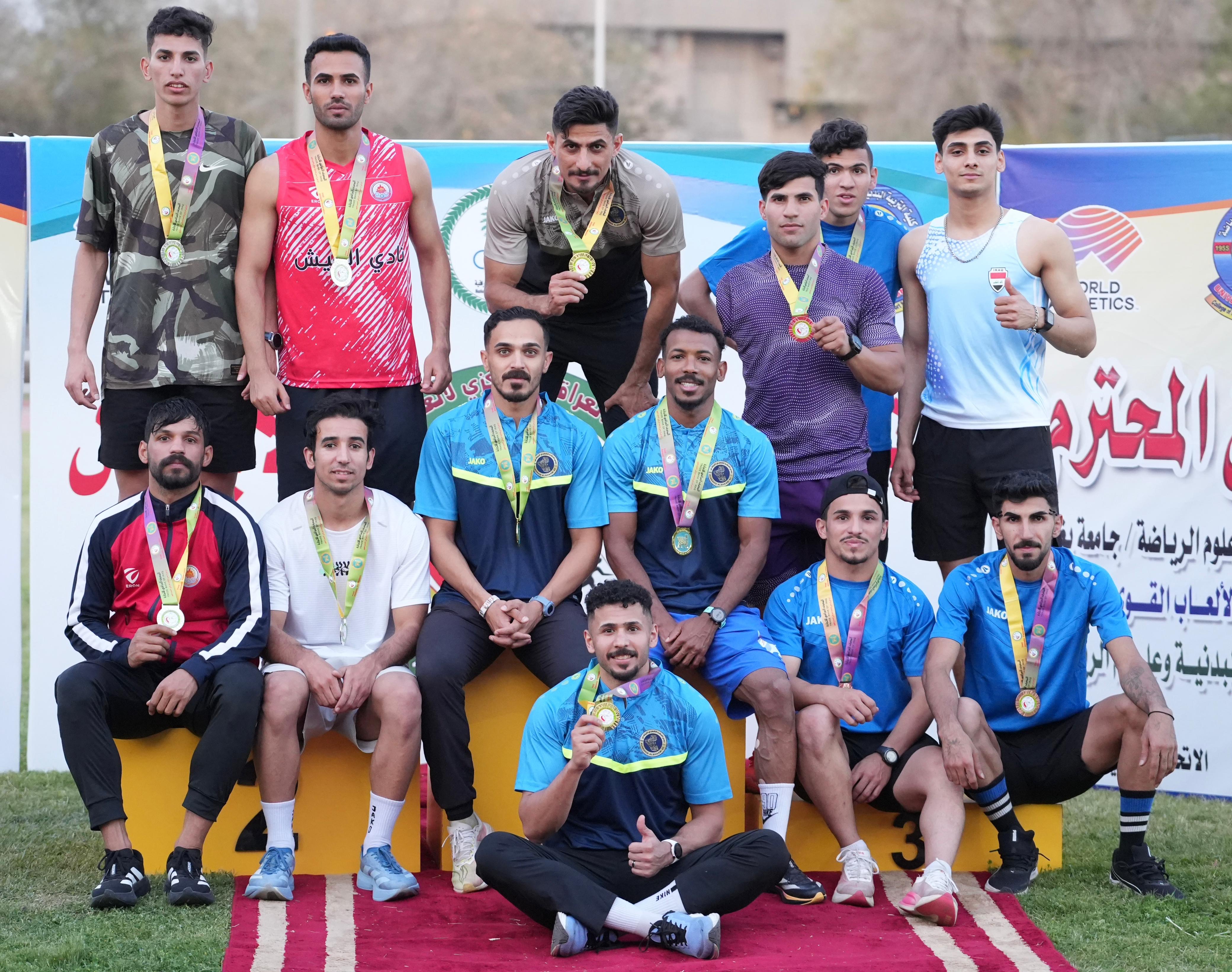 الذهب والفضة يزينان إنجازات فريق الحشد الشعبي في اليوم الثاني من بطولة أندية ومؤسسات العراق
